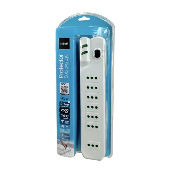 Alargador Protector De Voltaje Certificado 2.1 Metro - 9303
