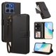 thumbnail image 2 of Funda con Billetera para [Motorola Edge 60 5G] con Bolsillo Zipper y Tarjetero Negro, 2 of 6