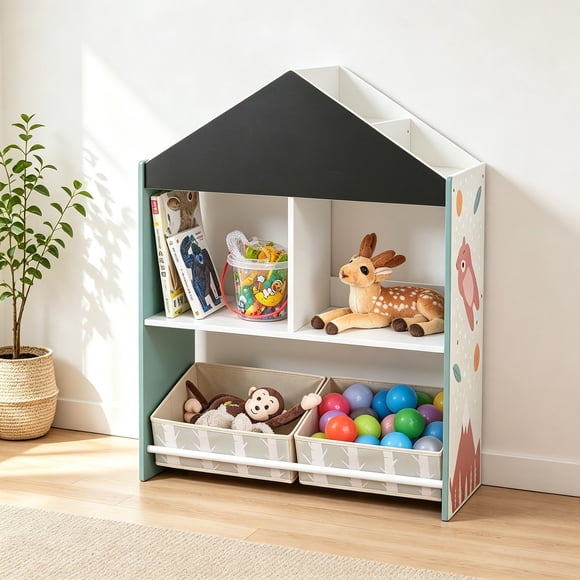 Organizador con Librero Infantil 62x26x90 Cm