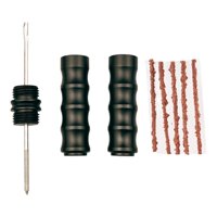 Magideal - Tiras De Goma Para Reparación De Neumáticos, Tapones Para Reparación De Neumáticos, Kit De Herramientas De Reparación De Neumáticos Autovulcanizante Negro