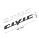 thumbnail image 4 of Emblema trasero HUIANTS para Honda Civic 2006‑2011 plateado 3D, 4 of 4