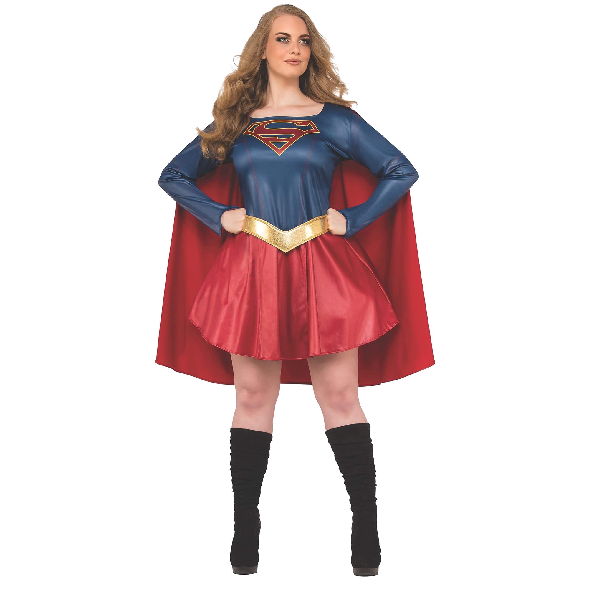 Disfraz Para Adultos De Supergirl Rubies, Superhéroes De Dc