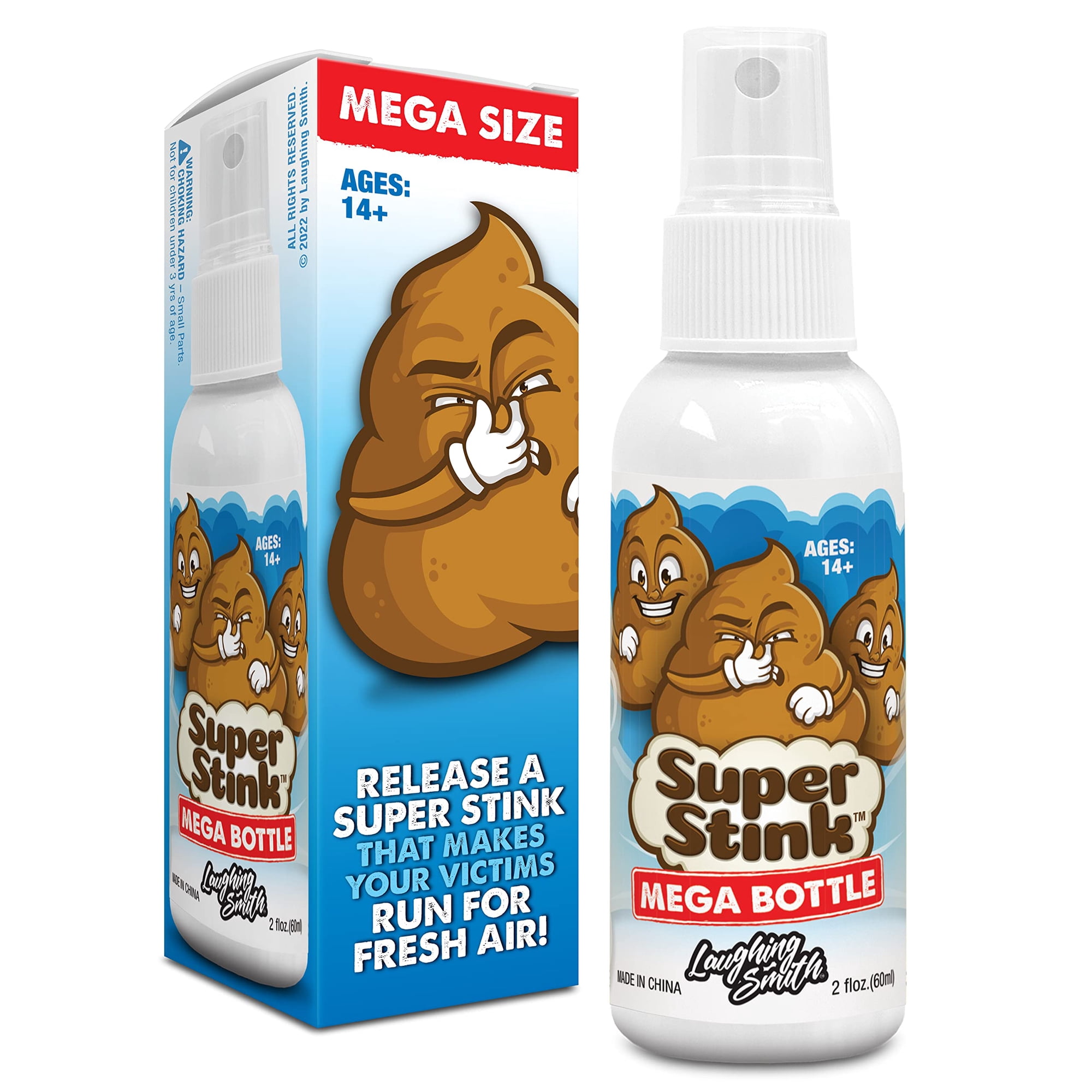 Aerosol Para Pedos Laughing Smith Super Stink, Tamaño Grande, 60 Ml