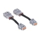 thumbnail image 3 of Arnés de cableado adaptador de automáticos de 2 piezas, conector de lámpara Hid de 8 pines a 6 pines, arnés de conversión de bombilla de repuesto, p, 3 of 5