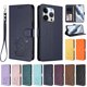 thumbnail image 3 of Funda Volteable tipo Billetera con Correa para iPhone 16 Pro, Azul, 3 of 6