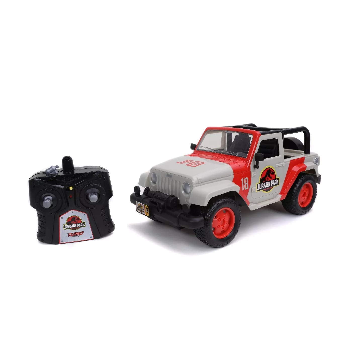 Jada Toys - Auto A Control Remoto Jada Jurassic Park Jeep Wrangler 1:16