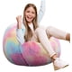 thumbnail image 1 of Sillón puff redondo Kisoy de 74 cm con espuma viscoelástica para niños, 1 of 8