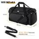 thumbnail image 4 of Bolsa De Gimnasio 55l Para Hombre Poliéster Negra Duradera, 4 of 6