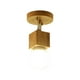 thumbnail image 2 of Lámpara de techo LED de estilo nórdico, accesorios de iluminación, decoración sencilla, adorno, lámpara de techo de madera rústica para baño, Hotel,, 2 of 4