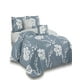 thumbnail image 2 of Quilt De Verano King Diseño Flores Gris, 2 of 4