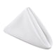 thumbnail image 1 of REGALWOVEN 12 Paquete de Servilletas de Tela, Servilletas de Algodón Lavables y Reutilizables para Mesa de Cena para Restaurante, Bodas, Eventos y Fiestas Blancas, 1 of 6