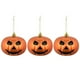 thumbnail image 1 of 3 Piezas De Decoraciones De Calabaza Colgantes De Halloween Aterradoras Para árbol Interior Exterior Naranja Mate, 1 of 5