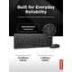 thumbnail image 3 of Lenovo Essential Gen 2 Wireless Keyboard & Mouse Combo, US English, 2.4 GHz USB, AES-128 Encryption, Full-size Optical, Ambidextrous, Black., 3 of 3