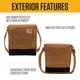 thumbnail image 3 of Bolso bandolera Carhartt 5L Greenstone 23x28x5 cm, 3 of 7