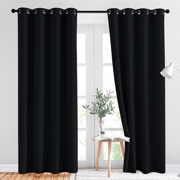 NICETOWN Cortinas opacas para dormitorio, 84 pulgadas de largo, 52 pulgadas de ancho