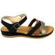 thumbnail image 3 of Sandalias Baja Mujer con Hebilla para Verano 12363 Negro, 3 of 5
