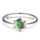thumbnail image 2 of Moissanite Ring para Mujer 1Uds Color D VVS1 Anillos de Diamante de Plata Esterlina S925 Moissanita Aniversario Promesa Anillos de Boda para Mujer con Certificado, 2 of 9