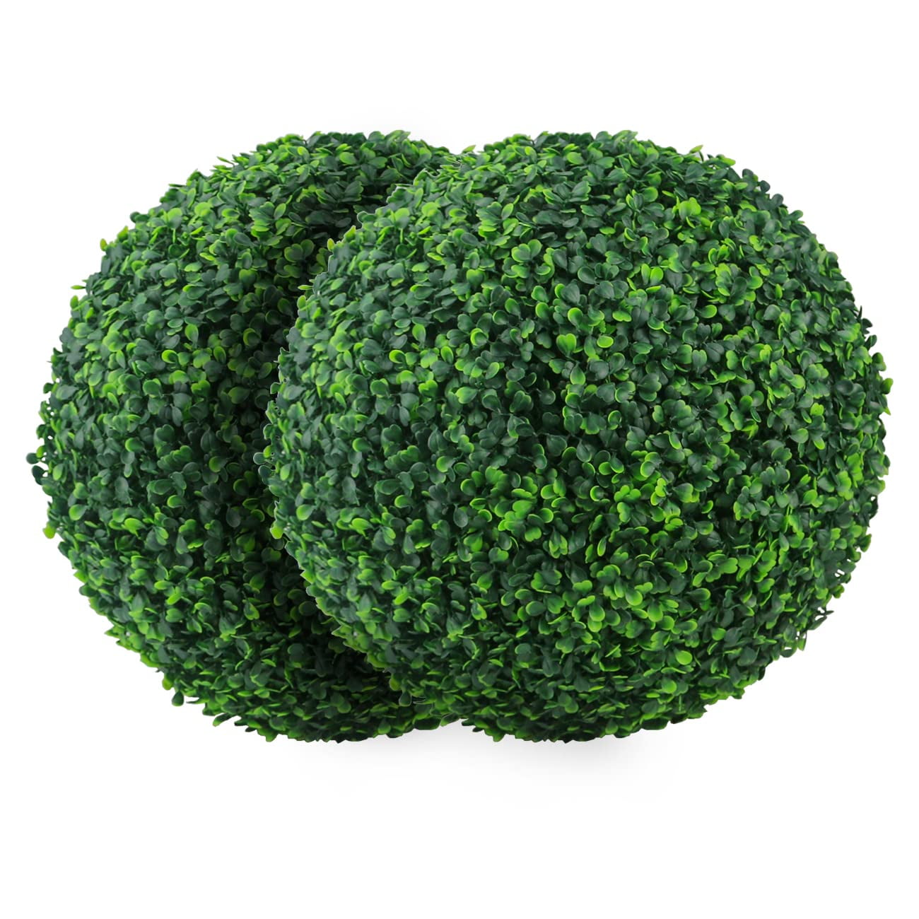 Bola Topiaria Artificial Sunnyglade Para Plantas, 33 Cm, Madera De Boj Sintética, 2 Unidades