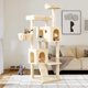 thumbnail image 1 of Árbol para Gatos Allewie 162 cm Multi‑Nivel Beige, 1 of 7