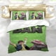 thumbnail image 5 of Dino Dan Conjunto de sábanas temático, trío de piezas, cómodo y amigable con la piel, diseño único, regalo de decoración para el hogar para familiares, amigos y fans,135cm *200cm, 5 of 6