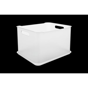 Coza - Caja Organizadora Fit Ultra 23,9 L Natural Blanco