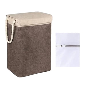 Bothyi - Cesta Para La Ropa Sucia Con Asa, Cesta De Lavado Para Armarios, Organizador De Viaje, Café