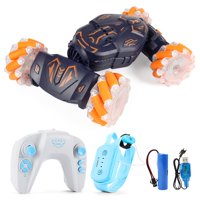 Vehículo Control Remoto Aaronmei Acrobático Todoterreno Con Sensor De Gestos Naranja