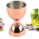 thumbnail image 1 of Jigger doble de acero inoxidable para cócteles de coctelería: herramientas de bar para medir tragos de cóctel de 2 oz/1 oz, 1 of 7