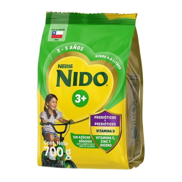 Leche en Polvo Semidescremada Etapa 3+ Bolsa, 700 g