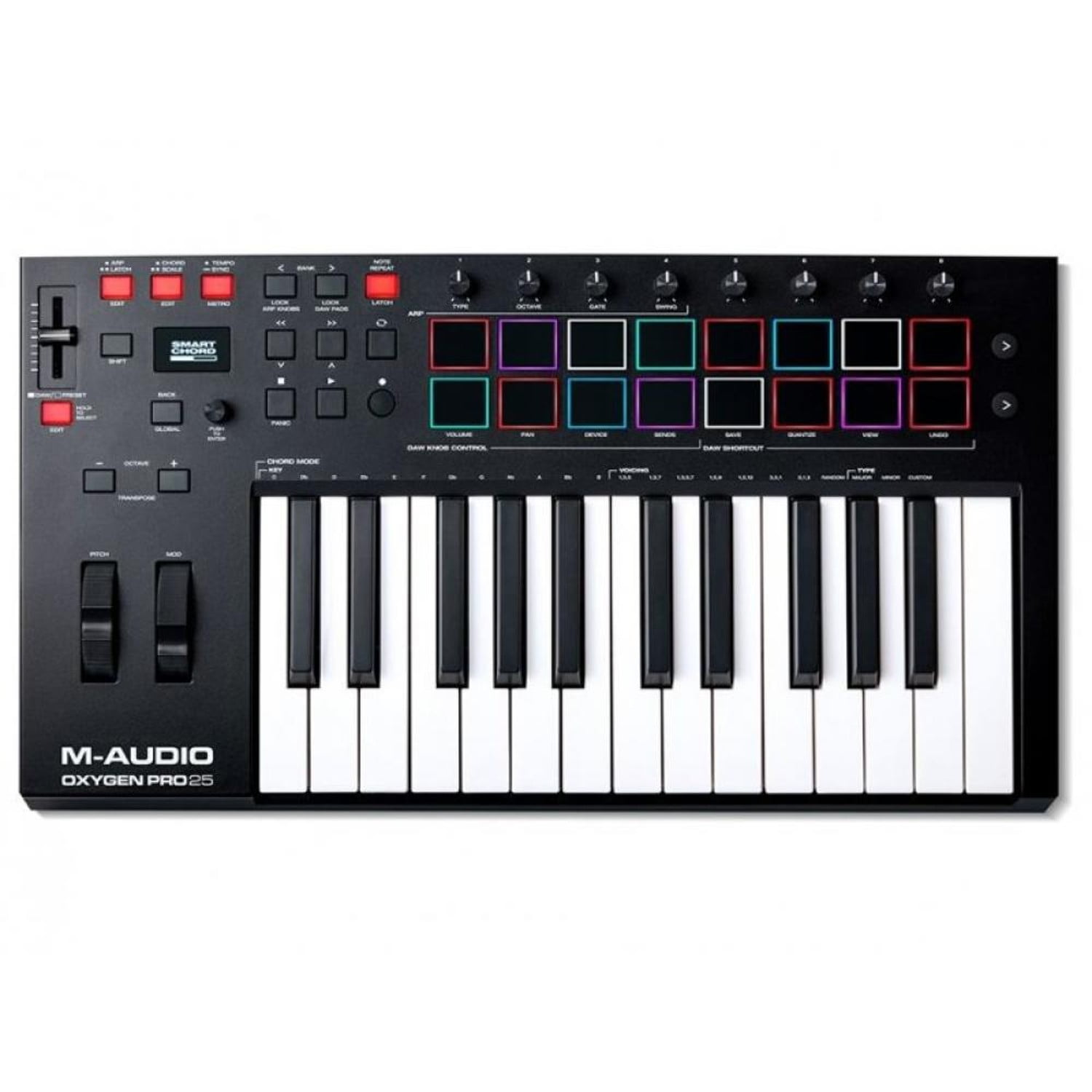 Controlador Midi Profesional 25 Teclas M-audio Oxigen Pro 25