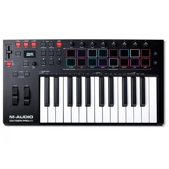 Controlador MIDI Profesional 25 Teclas M-AUDIO Oxigen Pro 25