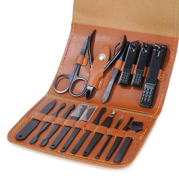 Set De Manicura Y Pedicura Para El Cuidado De Las Uñas: Cortaúñas Afilado De Acero Inoxidable Para Uñas De Manos Y Pies Encarnadas De Hombres Y Mujeres, Con Lima De Uñas Y Recortador De Cutículas (16