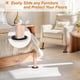 thumbnail image 2 of Deslizadores para muebles EASTWONDER de 8 piezas para alfombra y pisos de madera, 2 of 7