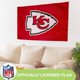 thumbnail image 5 of Bandera exterior de los Kansas City Chiefs 91 cm – Team Sports America, 5 of 6