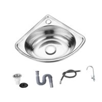 Bothyi - Baño De Esquina Fregadero De La Pared De La Pared Del Triángulo Del Triángulo Del Triángulo Del Apartamento Rv Tipo B