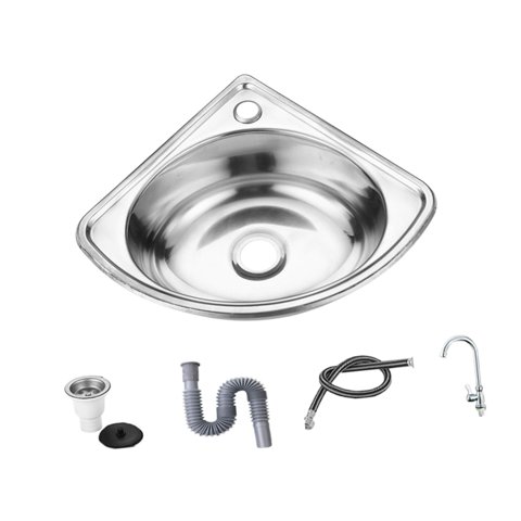 Bothyi - Baño De Esquina Fregadero De La Pared De La Pared Del Triángulo Del Triángulo Del Triángulo Del Apartamento Rv Tipo B