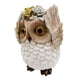 thumbnail image 4 of Linda Resina Jardín Búho Estatua Mini Animal Estatuilla Manualidades Patio Arte Decoración No Escuchar, 4 of 5