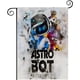 thumbnail image 1 of Astro Bot-bandera de jardín temática. 28CM*45CM, 1 of 5