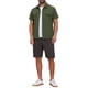 thumbnail image 2 of INSPIRE CHIC Camisa de Carga Sólida para Hombre Dos Bolsillos Camisa de Manga Corta Utilitaria XL Verde Oliva, 2 of 5