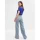 thumbnail image 2 of Jeans de pierna ancha de tiro alto GAP lavado claro 34, 2 of 4