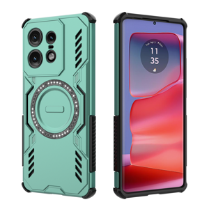 Funda Foxdock Para Motorola Edge 50 Pro 5G , Magnética, Resistente A Golpes, Con Soporte, Unisex, Carga Inalámbrica