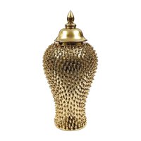 Magideal - Tarro De Jengibre Clásico, Organizador De Tarros De Almacenamiento De , Arreglo Floral , , Regalo Artesanal Para Mostrador, , 18Cmx18Cmx38Cm