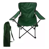 Max - Silla Plegable Portátil Para Camping Playa + Bolsa Verde