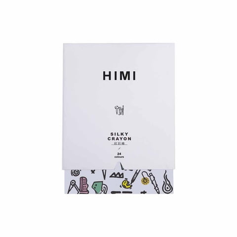 Crayones Acuarelables Set 24 Colores Himi-Miya