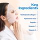 thumbnail image 4 of Mascarillas faciales Ebanel con péptido de colágeno hidratante x15 con vitamina C, 4 of 9
