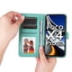 thumbnail image 3 of Funda tipo cartera FOXDOCK para Xiaomi Poco X4 Pro 5G , diseño girasol en relieve, cuero PU, cierre magnético, soporte y tarjetero, 3 of 5