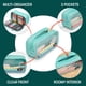 thumbnail image 3 of Estuche ZIPIT de 3 compartimentos color menta, 3 of 5