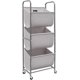 thumbnail image 1 of Cesto de ropa Storage Maniac de 120 litros con ruedas, gris, 3 niveles, 1 of 7