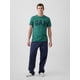 thumbnail image 2 of Camiseta GAP Everyday Soft Logo para hombre, color verde balsámico, talla S, 2 of 4