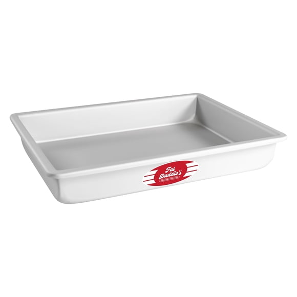 Bandeja para pastel Fat Daddio's 23 × 33 × 5 cm plateada 9,5 tazas